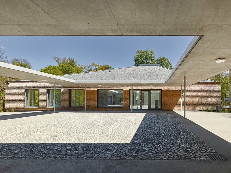 DEU, Tübingen, Neubau interkulturelles Bildungshaus am Lindenbrunnen, Architekten: (se)arch Architekten , Fertigstellung: 2015 , DIGITAL 100 MB 8 Bit. - ©Zooey Braun; Veroeffentlichung nur gegen Honorar, Urhebervermerk und Beleg / permission required fo