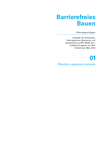 Barrierefreies Bauen - Leitfaden zu DIN 18040, Teil 1