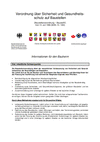 Baustellenverordnung - Information für Bauherren