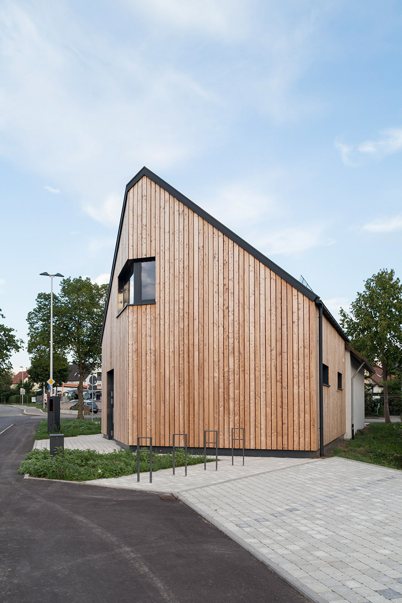 Feuerwehrhaus Roßfeld in Crailsheim, August 2020, Deutschland
