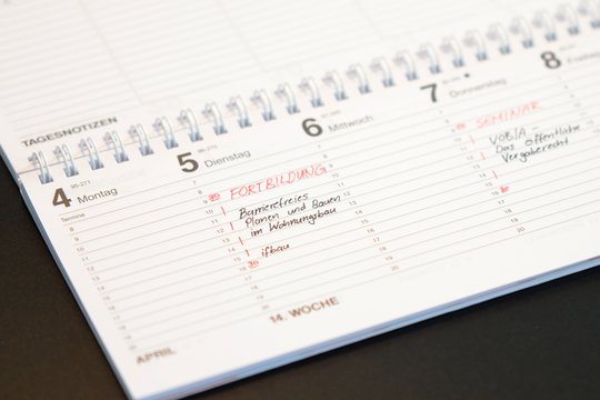 Fortbildung rechtzeitig planen