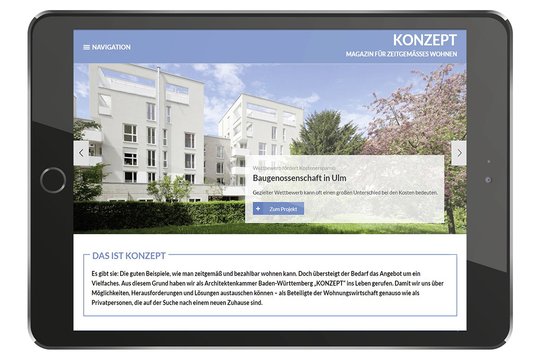 KONZEPT: Das Online-Magazin zum Wohnungsbau