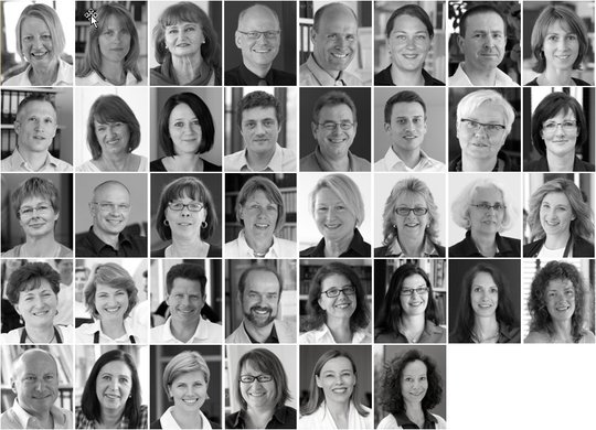 Alle Mitarbeiterinnen und Mitarbeiter