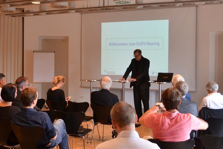 2016: Hearing - Fusion von EnEG/EnEV und EEWärmeG