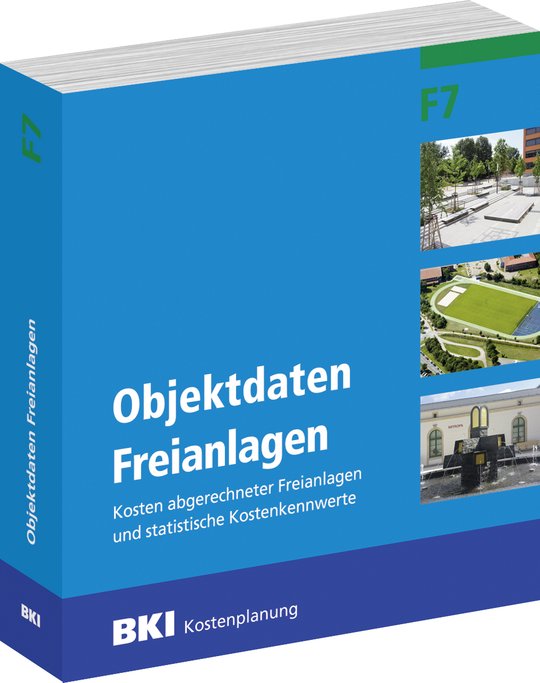Objektdaten Freianlagen