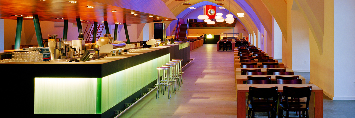 Neukonzeption Marstallhof Mensa, Heidelberg - Architekt: schröder stichs volkmann, Heidelberg; Fotos: Thomas Ott, Darmstadt