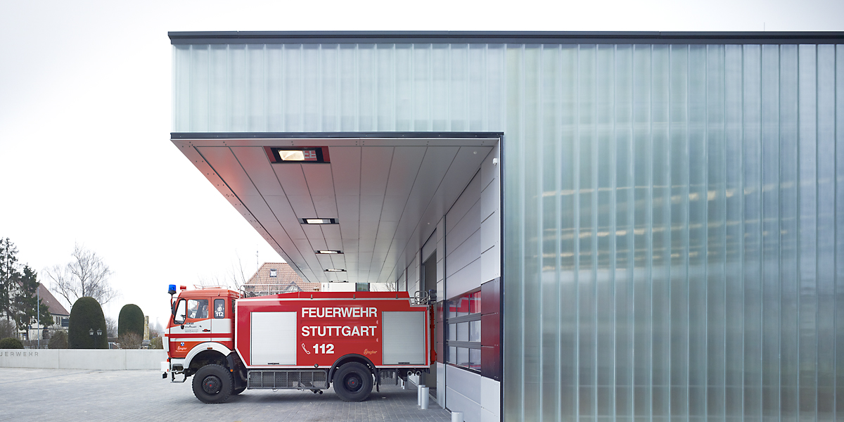 Feuerwehrhaus Plieningen; Architektur 109, Arnold + Fentzloff Architekten BDA, Stuttgart; Foto Dietmar Strauß