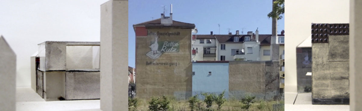 Modelle und Grundstück. Foto: Jost