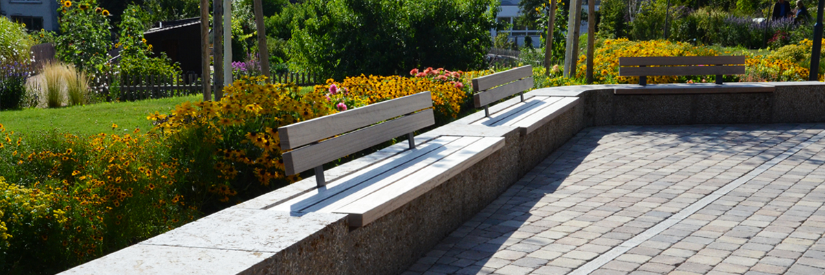 Mühlacker, Sitzgelegenheit an der Enz, Bild: Marina Eumes