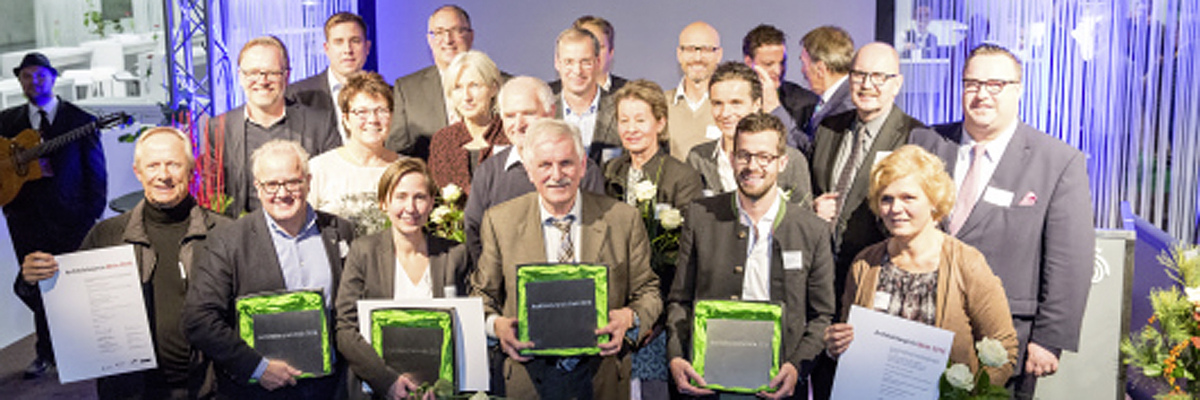 Preisträgerinnen und Preisträger des Architekturpreises Wein 2016; Foto: Sarah Schmid, minu luk, Weinstadt