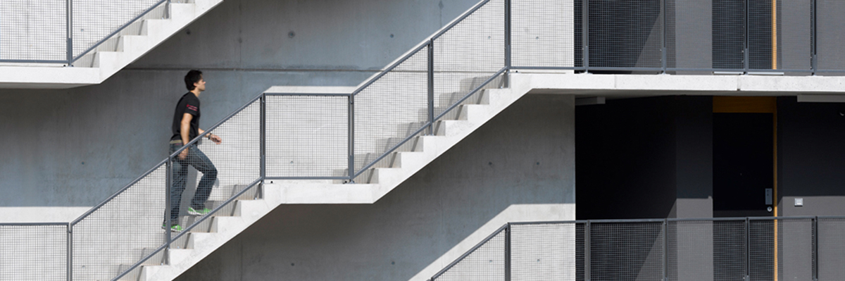 Studentenwohnheim Heidelberg - Architekt: Nickl & Partner Architekten AG, München; Foto: Stefan Müller-Naumann, München