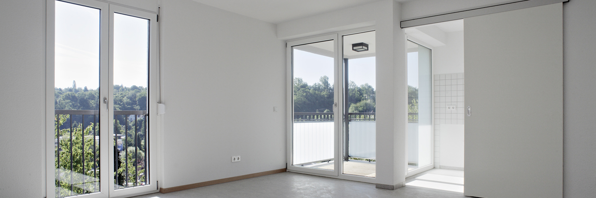 Prämiert beim Auszeichnungsverfahren Beispielhaftes Bauen: Geförderter Wohnungsbau, Pforzheim; Architekten: SWS Architekten Strolz | Weisenburger | Scheidel, Karlsruhe; Foto: Dirk Altenkirch