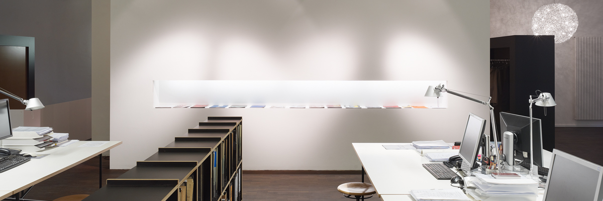 Atelier für Architekten; Architekten: baurmann.dürr architekten, Henning Baurmann, Martin Dürr, Karlsruhe; Foto: Stephan Baumann, bild_raum