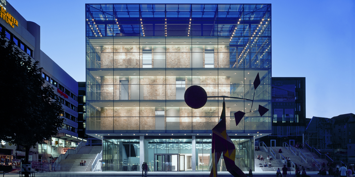 Eines der Projekte im Pool: Kunstmuseum Stuttgart, Architekt: Hascher Jehle Architektur, Berlin, Foto: Roland Halbe