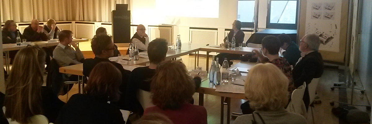 Der Gestaltungsbeirat Stuttgart kam zur ersten - öffentlichen - Sitzung am 24. Januar 2017 im Literaturhaus zusammen