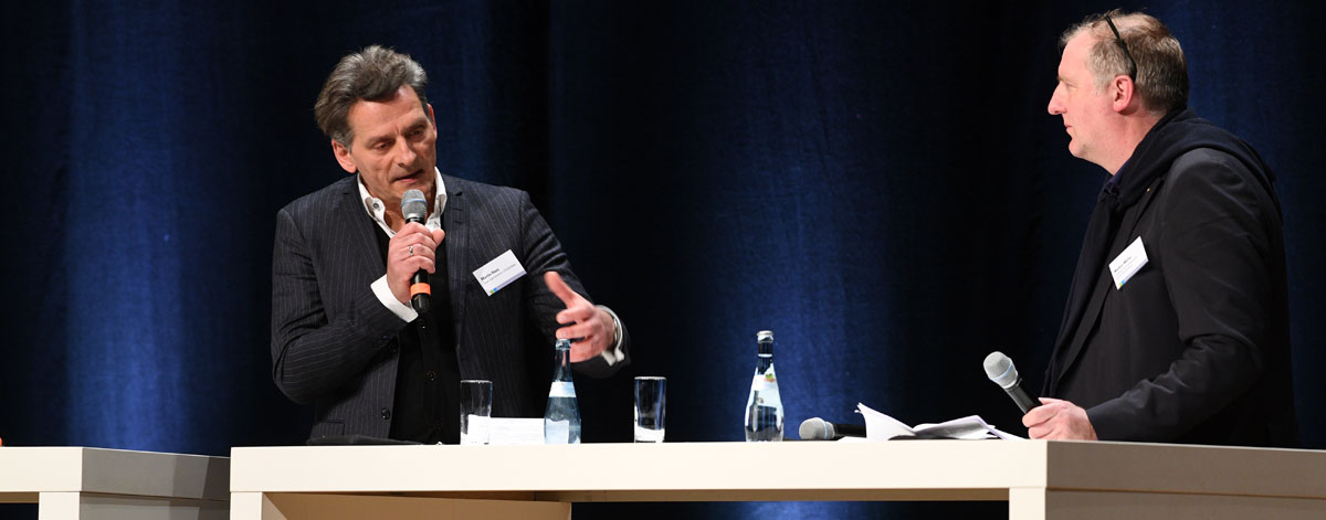 Martin Haas (l.) und Markus Müller; Foto: Felix Kästle