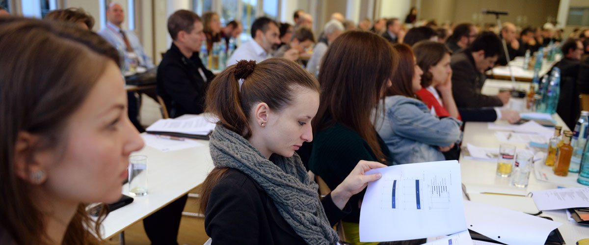 Die Delegierten bei der Landesvertreterversammlung, 28. November 2015, Akademie Hotel Karlsruhe