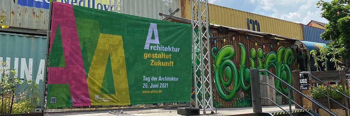 Station Kulturinsel in Stuttgart-Bad Cannstatt, Teil des Entwicklungsgebietes Neckarpark.