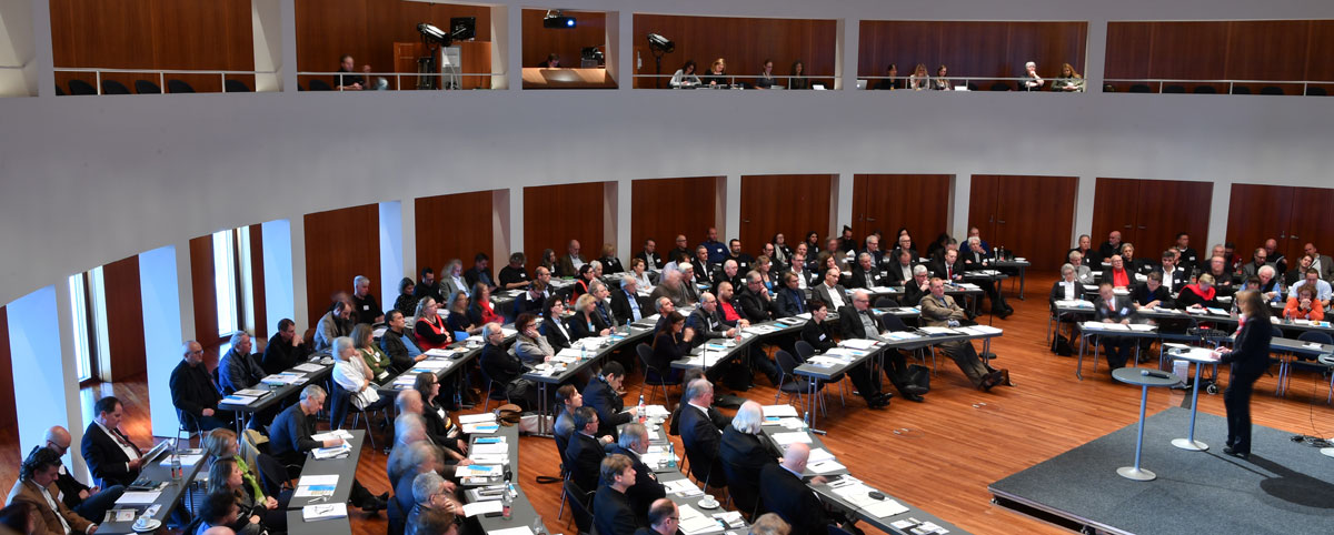 Am 25. und 26. November trafen sich die Delegierten im Freiburger Konzerthaus zur Landesvertreterversammlung 2016. Fotos: Felix Kästle