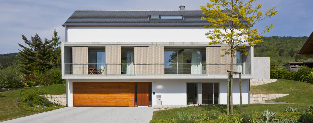 Prämiert beim Auszeichnungsverfahren Beispielhaftes Bauen: Wohnhaus in Spaichingen; Architektin: Karin Nieß, Spaichingen;Foto: Wolf-Dieter Gericke