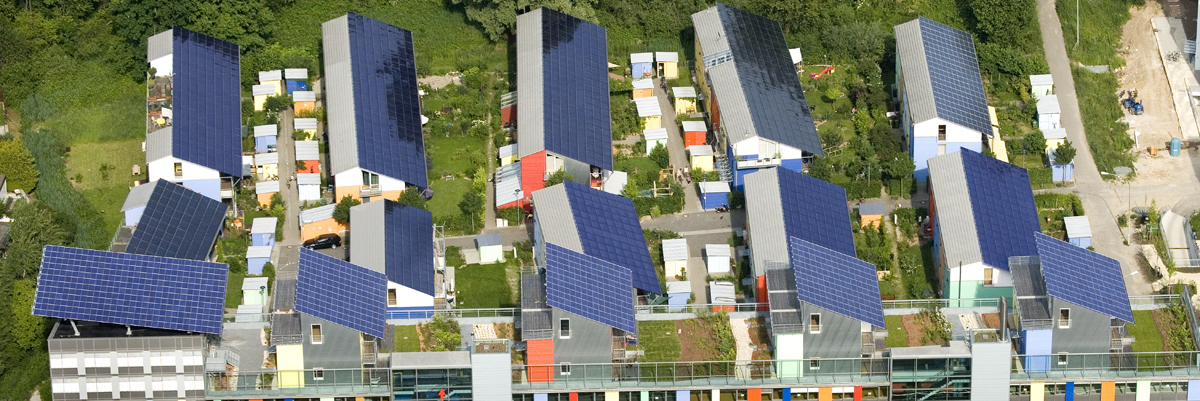 "Solarsiedlung" am Schlierberg, Freiburg, Architekt: Rolf Disch