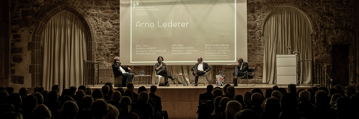 Auf dem Podium: Arno Lederer, Saskia Hebert, Wolfgang Riehle und Felix Waechter | Foto: Thilo Ross